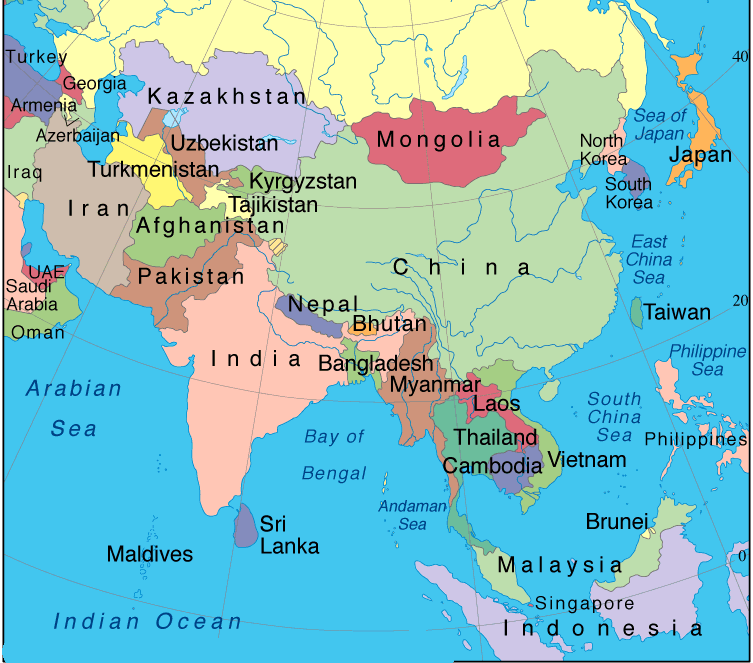  Asia's population 